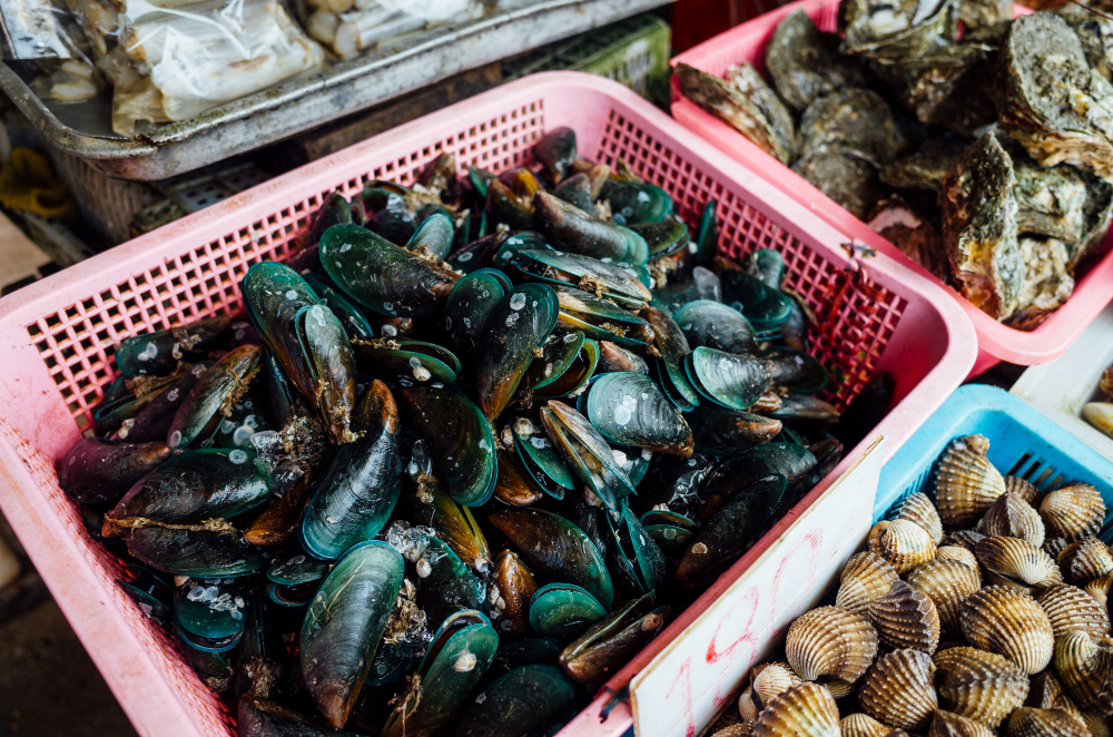 Moules du marché